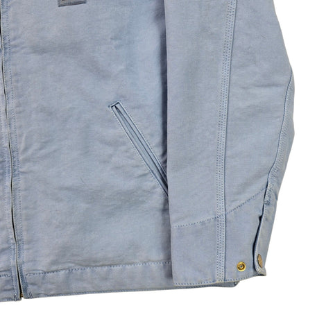 Carhartt WIP Detroit Dyed Bomber Jacket Blue Men's Large