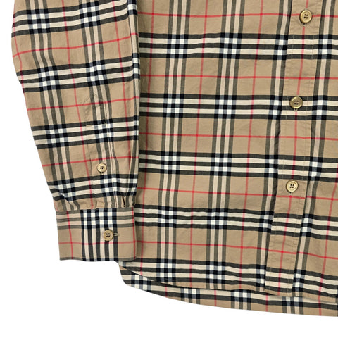 Burberry Simpson Nova Check Long Sleeve Shirt Men's Small