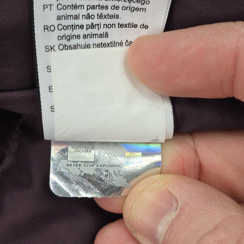 The North Face Box Canyon 550 Down Puffer Jacket Purple Men's Medium