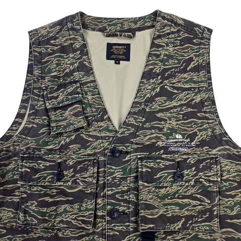 Carhartt WIP Workwear Utility Vest Camouflage Gilet Jacket Men's Medium