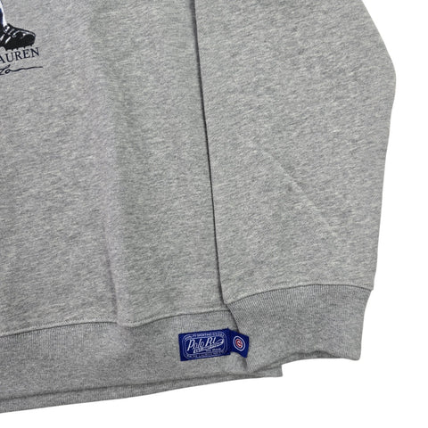 Polo Ralph Lauren Rare MLB Bear Cubs Baseball Sweatshirt Grey Mens XXL #2