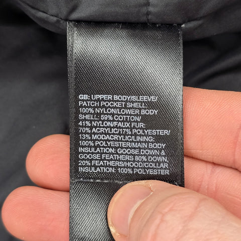 The North Face Mcmurdo 2 Dryvent Down Puffer Jacket Black Men's Medium