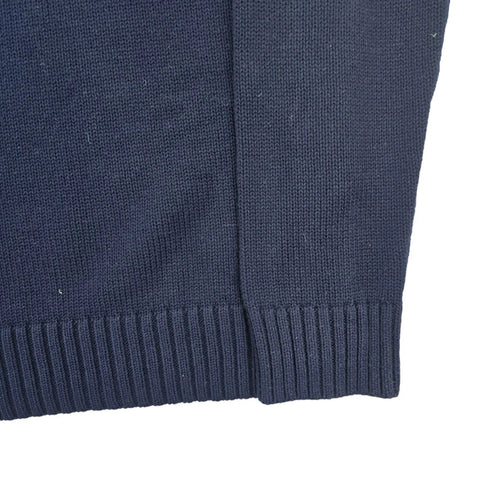 Polo Ralph Lauren Spellout Logo Knitted Jumper Blue Men's Small