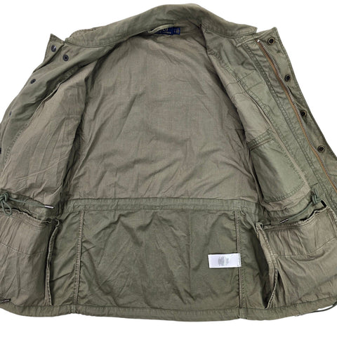 Polo Ralph Lauren Military Patch Field Jacket Green Men's Small