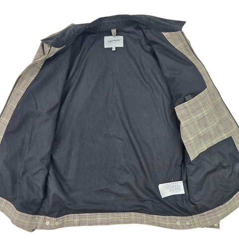 Carhartt WIP Detroit Checkered Jacket Grey Men's Medium