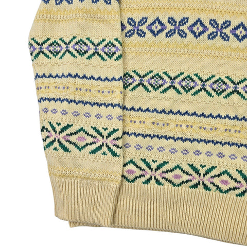 Polo Ralph Lauren Fair Isle Pattern Knitted Jumper Men's Large