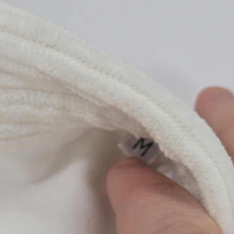 Stone Island 2019 Corduroy Compass Logo Overshirt White Men's Medium