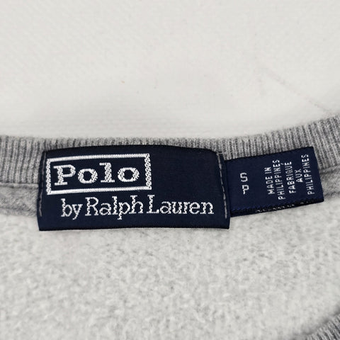 Polo Ralph Lauren Rare Bear LA Dodgers Baseball Sweatshirt Grey Mens Small
