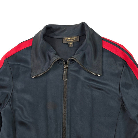 Burberry High Shine Technical Track Jacket Black Men's Small