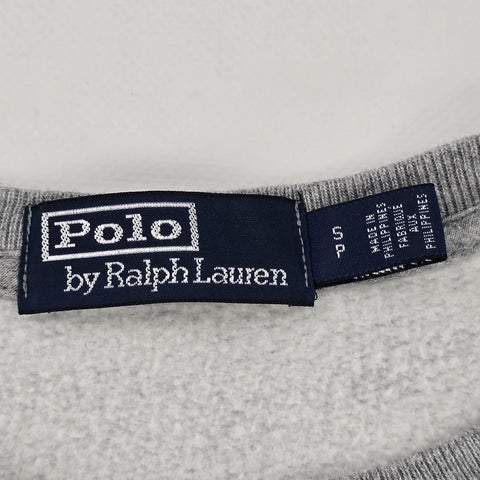 Polo Ralph Lauren Rare Bear LA Dodgers Baseball Sweatshirt Grey Mens Small