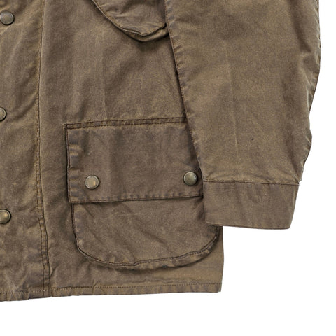 Barbour International Steve McQueen Washington Waxed Jacket Brown Men's Medium