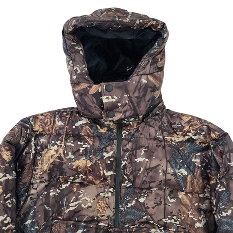 Carhartt WIP Jones 1/2 Zip Camouflage Puffer Jacket Men's Medium