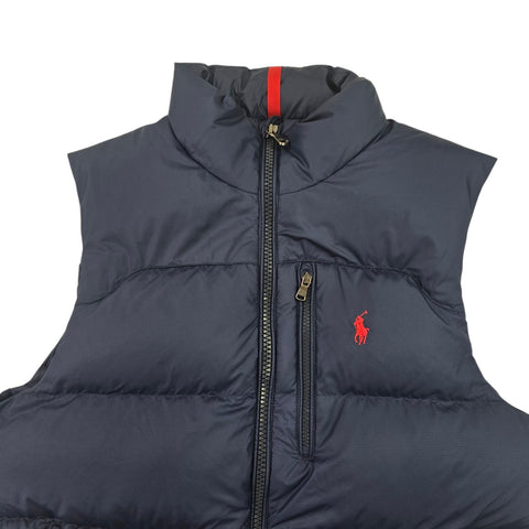 Polo Ralph Lauren Gorham Down Puffer Gilet Jacket Blue Men's Medium