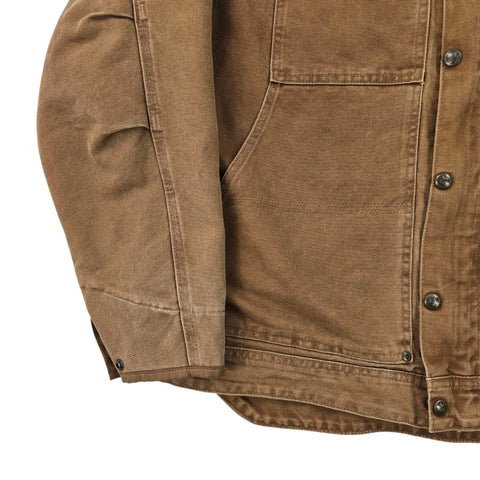 Carhartt Berwick Y2K Workwear Fleece Lined Jacket Brown Men's XL