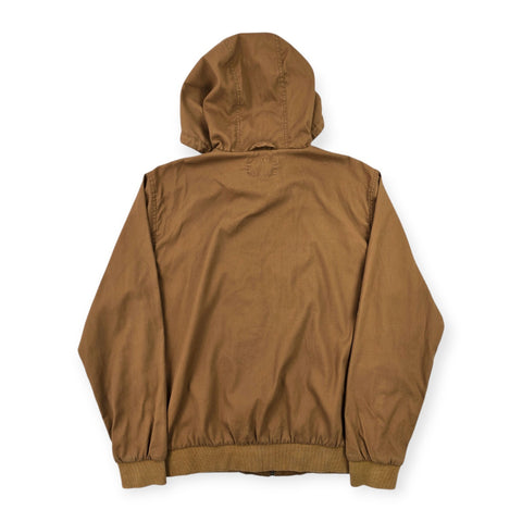 Carhartt WIP Active Bomber Jacket Hooded Brown Men's Large