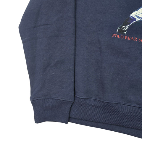 Polo Ralph Lauren Rare MLB Bear Cubs Baseball Sweatshirt Blue Mens Large