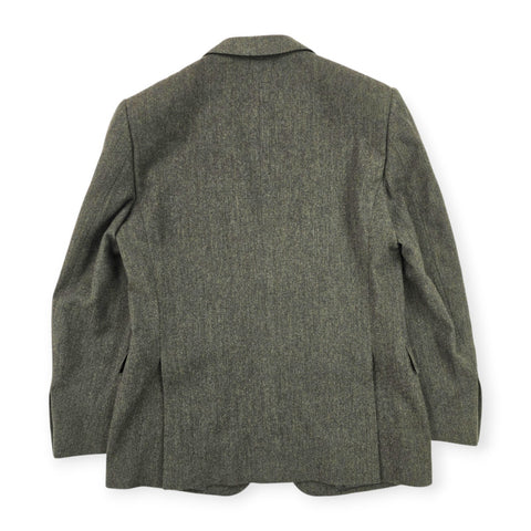 Polo Ralph Lauren Wool Herringbone Single Breasted Blazer Green Men's Size 42R