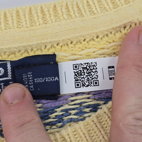 Polo Ralph Lauren Fair Isle Pattern Knitted Jumper Men's Large