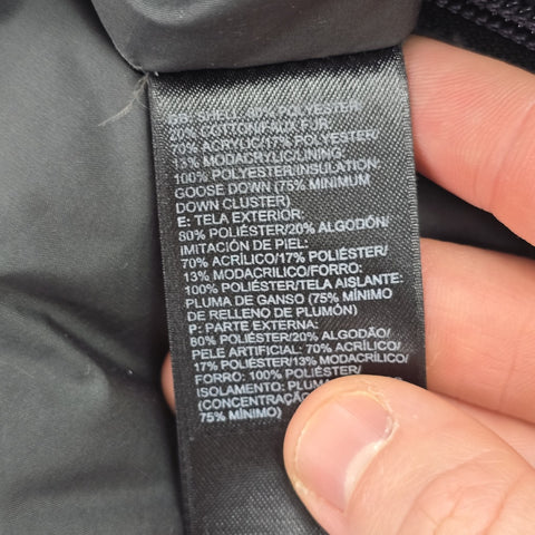 The North Face El Norte Hyvent Down Puffer Jacket Grey Men's Medium