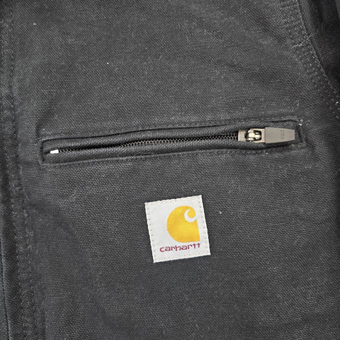 Carhartt Detroit Workwear Blanket Lined Jacket Black Men's Small