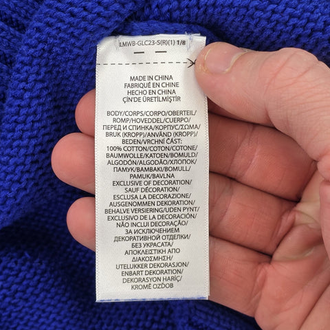 Polo Ralph Lauren Bear Knitted Jumper Blue Men's Medium