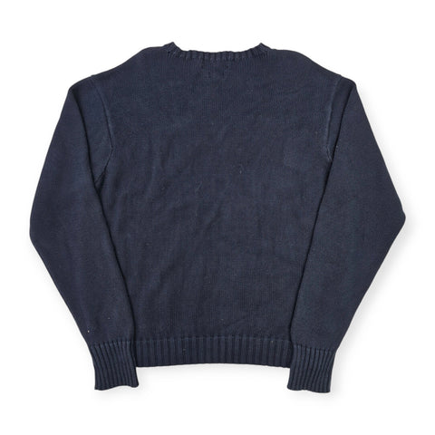 Polo Ralph Lauren Vintage USA Flag Knitted Jumper Blue Men's XL