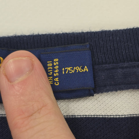 Polo Ralph Lauren Bear Spellout Striped Sweatshirt Men's Medium