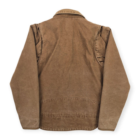 Carhartt Berwick Y2K Workwear Fleece Lined Jacket Brown Men's Small