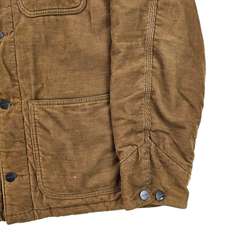 Carhartt WIP Michigan Quilt Lined Corduroy Chore Jacket Brown Men's Small