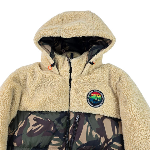 Polo Ralph Lauren Sportsmen Sherpa Camo Down Puffer Jacket Men's XXL