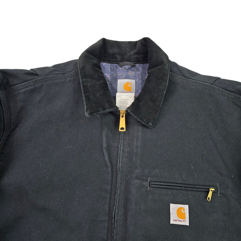 Carhartt Detroit Y2K Workwear Blanket Lined Jacket Black Men's XXL