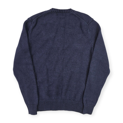 Polo Ralph Lauren Bear Knitted Jumper Blue Men's Small