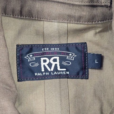 RRL Ralph Lauren Double Breasted  Peacoat Brown Men's Large
