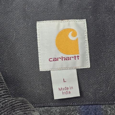 Carhartt Detroit Workwear Blanket Lined Jacket Black Men's Large
