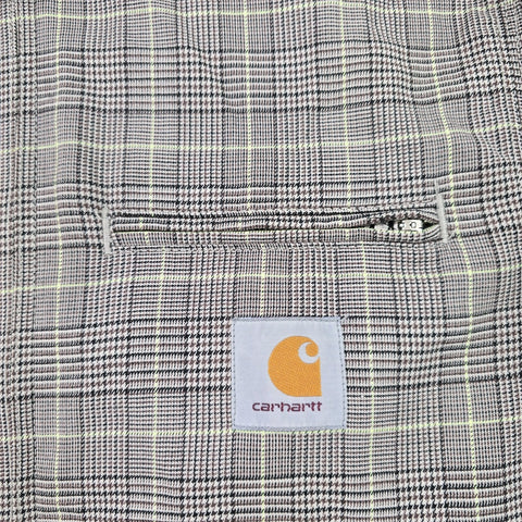 Carhartt WIP Detroit Checkered Jacket Grey Men's Medium