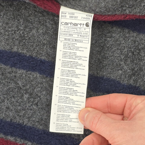 Carhartt Detroit Y2K Workwear Blanket Lined Jacket Brown Men's Small