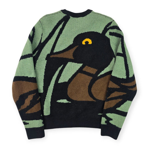 Carhartt WIP Duck Pond Graphic Knitted Jumper Men's Medium
