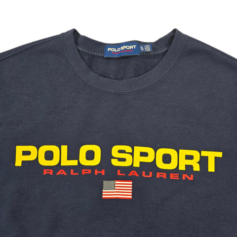 Polo Sport Ralph Lauren Spellout Sweatshirt Blue Men's XL