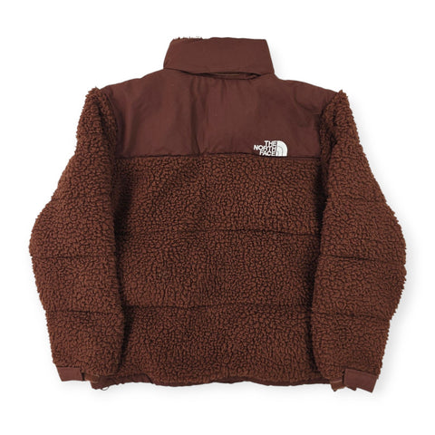 The North Face Nuptse High Pile Sherpa Down Puffer Jacket Brown Men's XL