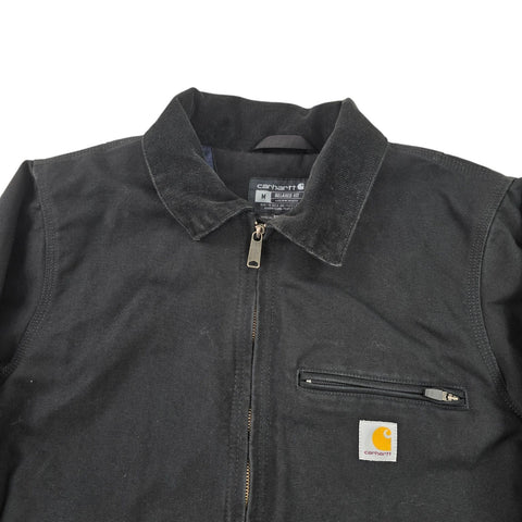 Carhartt Detroit Workwear Blanket Lined Jacket Black Men's Medium