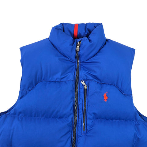 Polo Ralph Lauren Gorham Down Puffer Gilet Jacket Blue Men's Small