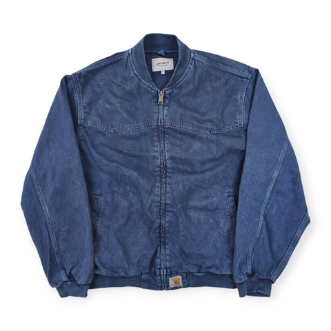 Carhartt WIP OG Santa Fe Bomber Jacket Blue Men's Medium