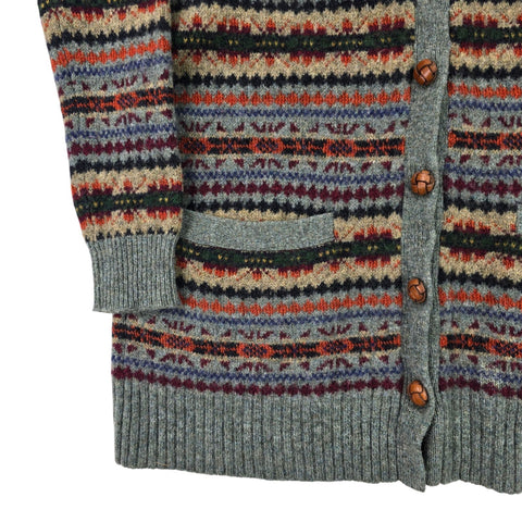 Polo Ralph Lauren Fair Isle Knit Cardigan Vest Jumper Men's Small