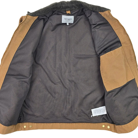 Carhartt WIP Detroit Mesh Lined Jacket Brown Men's Medium