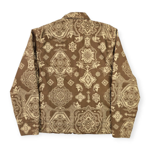 Carhartt WIP Detroit Bandana Pattern Jacket Brown Men's Large