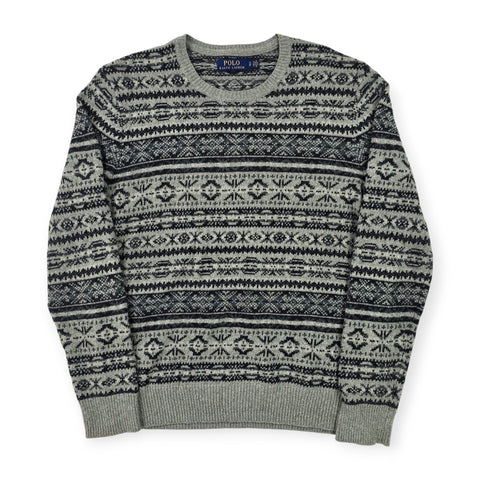 Polo Ralph Lauren Fair Isle Pattern Knitted Jumper Men's Small