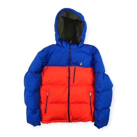 Polo Ralph Lauren 750 Sherpa Colourblock Down Puffer Jacket Men's Medium