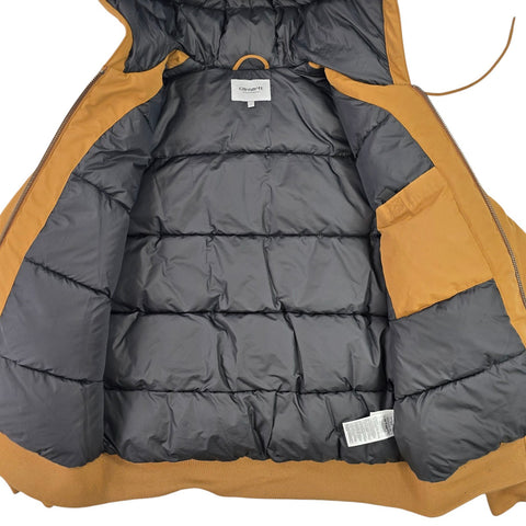 Carhartt WIP Active Cold Puffer Jacket Brown Men's Large