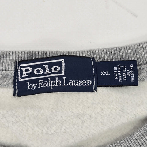 Polo Ralph Lauren Rare MLB Bear Cubs Baseball Sweatshirt Grey Mens XXL