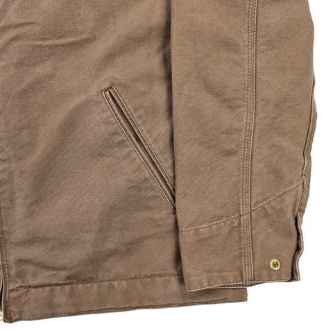 Carhartt WIP Detroit Mesh Lined Jacket Brown Men's XL